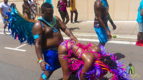 On the streets of Bermuda for Carnival.