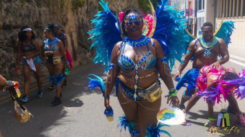 On the streets of Bermuda for Carnival.