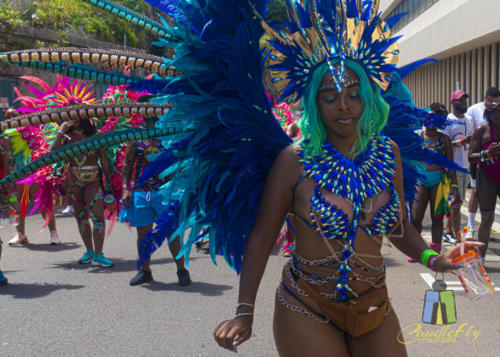 On the streets of Bermuda for Carnival.