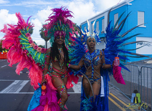 On the streets of Bermuda for Carnival.