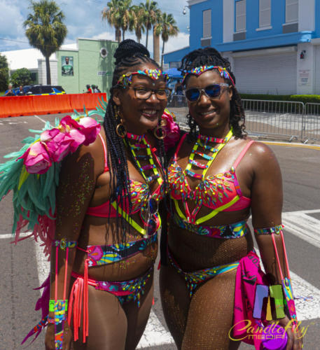 On the streets of Bermuda for Carnival.