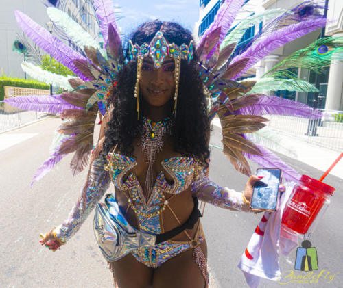 On the streets of Bermuda for Carnival.