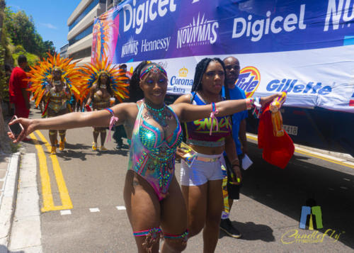 On the streets of Bermuda for Carnival.